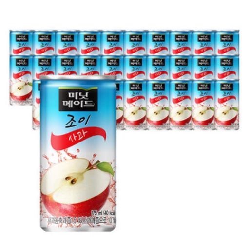 미닛메이드 시리즈 사과 175ml x 30캔 