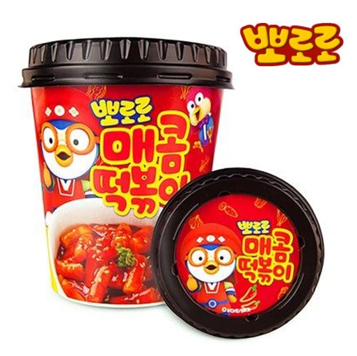 뽀로로 컵 떡볶이 매콤한맛 110g x 4컵