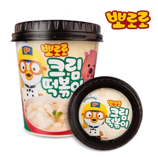 (40%할인) 뽀로로 컵 떡볶이 크림맛 110g x 4컵