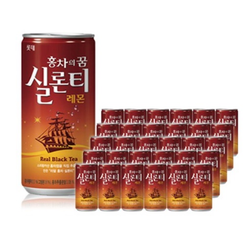 [박스] 롯데칠성 홍차의꿈 실론티 240ml x 30캔
