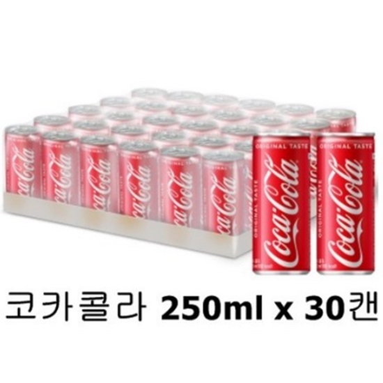 [박스]코카콜라 오리지날 250ml x 30캔