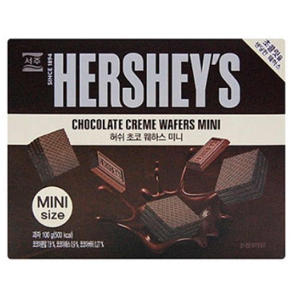 (임박할인) 허쉬 초코 웨하스 미니 100g