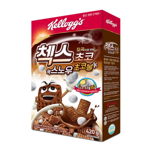 켈로그 첵스초코 스노우초코볼 420g