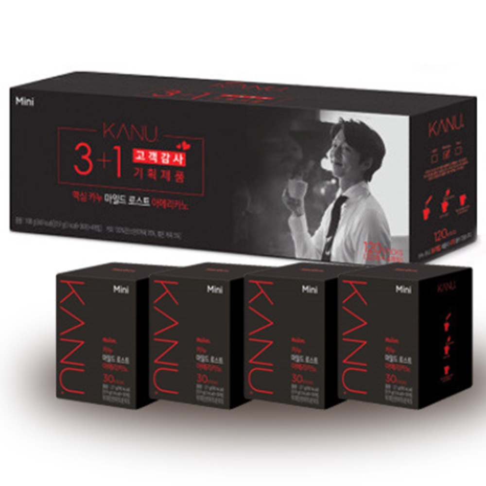 (한정기획) 카누 미니 마일드 로스트 30T (3+1증정)