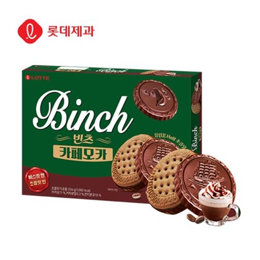 5600 롯데 빈츠 카페모카 204g