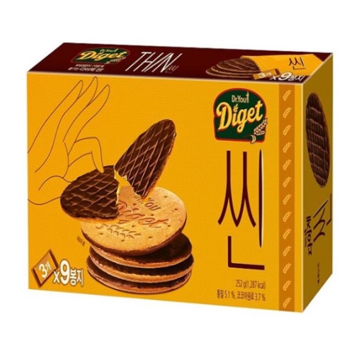 오리온 다이제 씬 3개입x9봉지