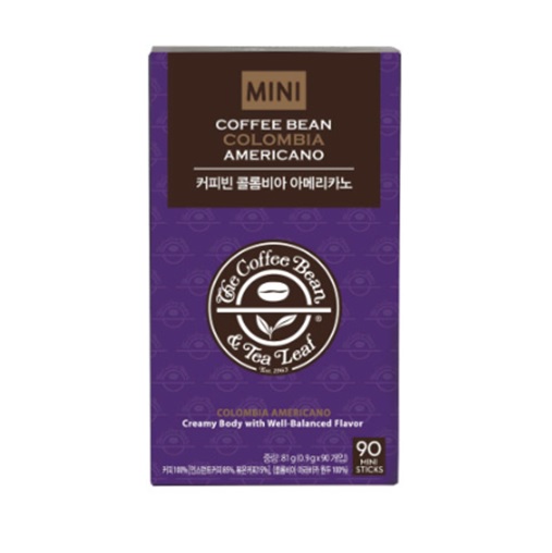 (MiNi) 커피빈 콜롬비아 미니 0.9g x 90T 