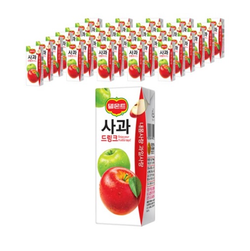 롯데칠성 델몬트 사과 드링크 32팩 BOX