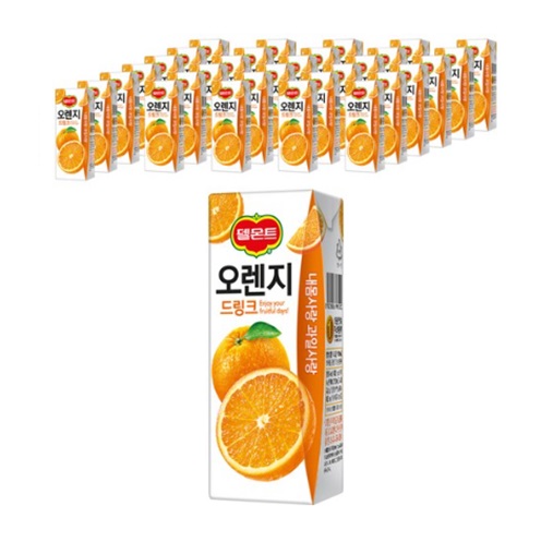 롯데칠성 델몬트 오렌지 드링크 32팩 BOX