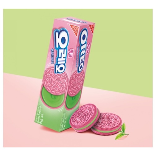 오레오 핑크 샌드위치 쿠키 小 84g