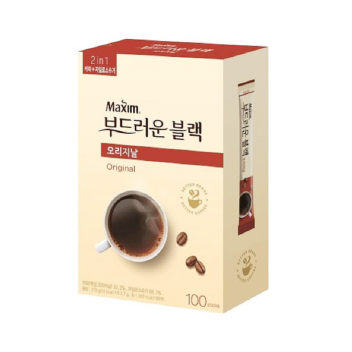 맥심 부드러운 블랙 오리지널 2.7g*100T 