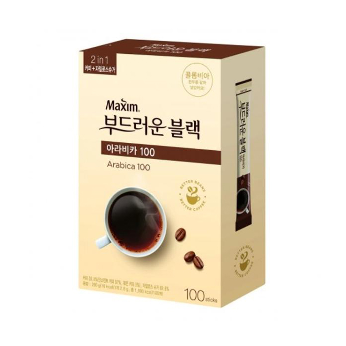맥심 부드러운 블랙 아라비카100 2.8g*100T 