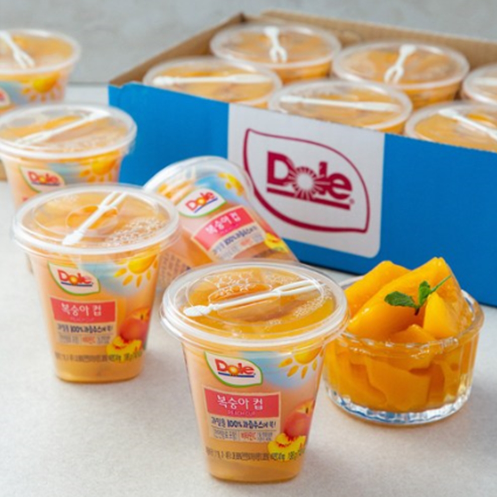Dole 복숭아  후룻컵 198g x 6컵