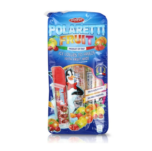 ◈ 돌핀 폴라레티 후르츠 아이스 바 40ml x 60개입, 얼려먹는 아이스크림
