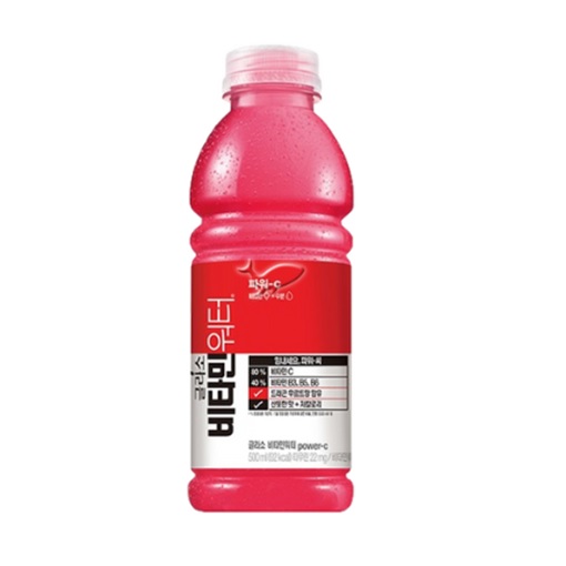 글라소 비타민워터 파워-씨 500ml x 4펫 