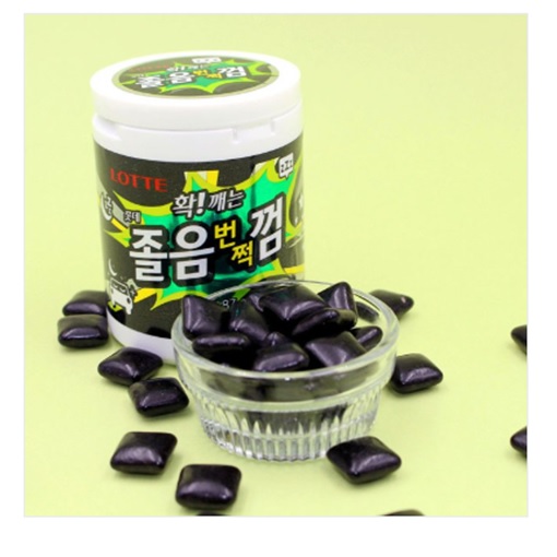 6000 롯데 확깨는 졸음번쩍껌 통 87g