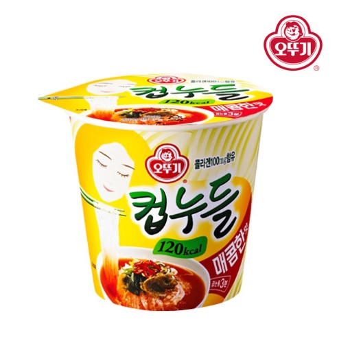 오뚜기 컵누들 매콤한맛 컵라면 15개입