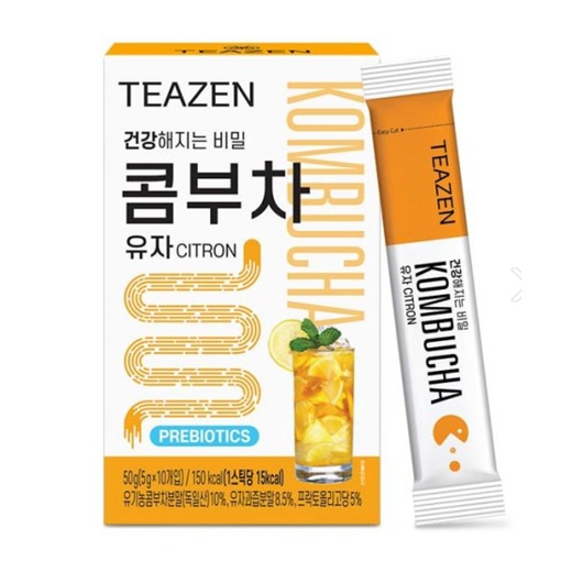 TEAZEN 티젠 콤부차 유자 5g X 10T
