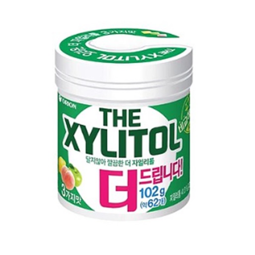 5500 오리온 THE 더 자일리톨 껌 오리지널 원통 102g