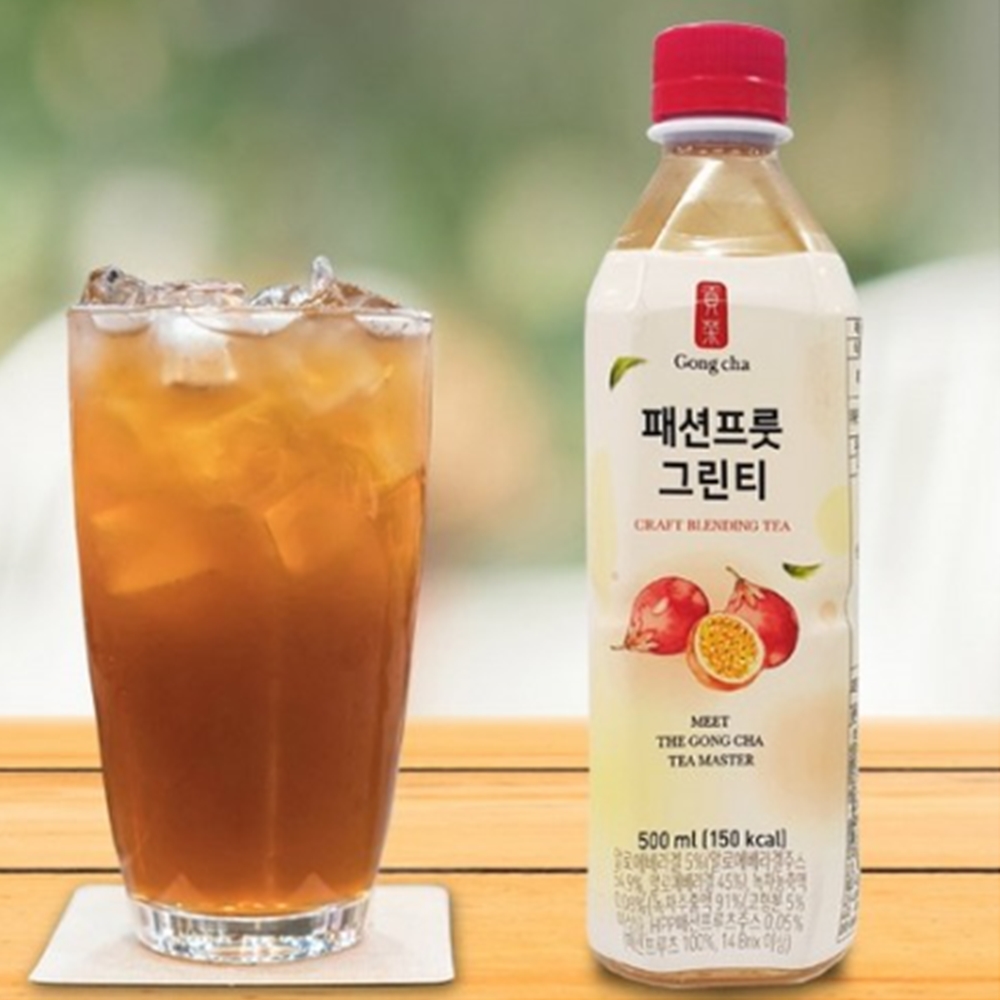 코스트코 공차 패션프룻 그린티 500ml x 5개입