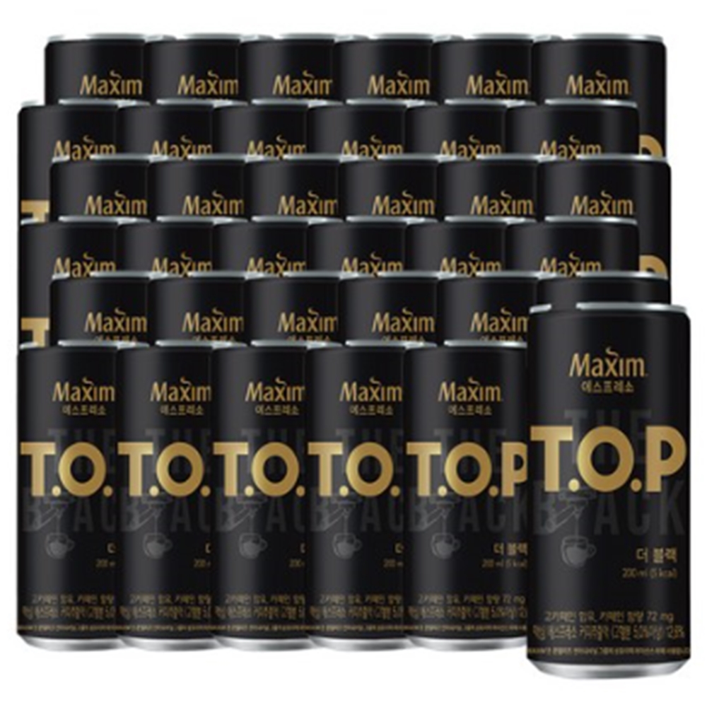 [박스]TOP 더블랙 200ml x 36캔 