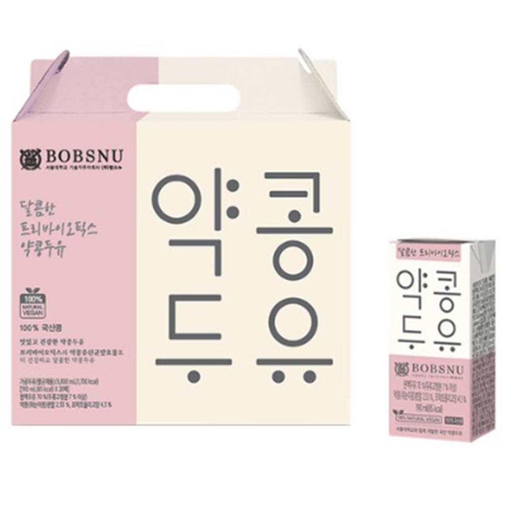 밥스누 달콤한 프리바이오틱스 약콩두유 20입 