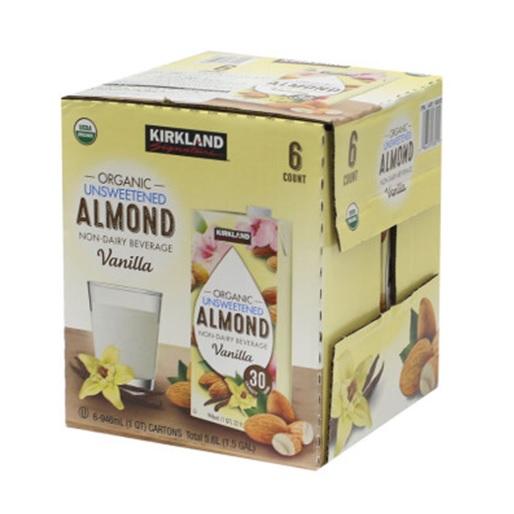 ◆커클랜드 유기농 아몬드음료 946ml x 6팩