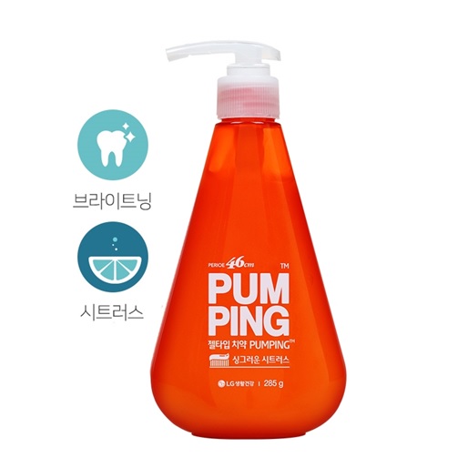 페리오 펌핑 치약 시트러스(브라이트닝) 285g