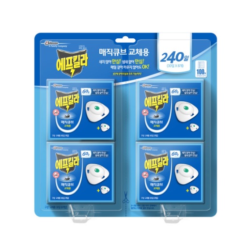 에프킬라 매직큐브 교체용 리필 30일 x 8팩입