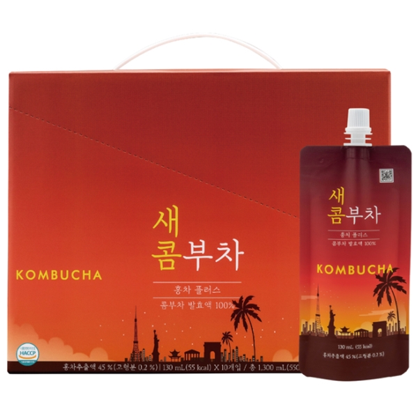 새콤부차 홍차 플러스 130g x 10개