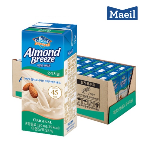 (특가행사) 매일 아몬드브리즈 오리지널 190ml x 24팩