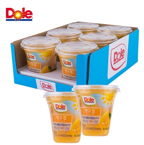 Dole  망고 후룻컵 198g x 6컵