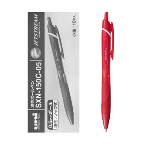 uni 유니 제트스트림 볼펜 레드 0.5mm 10자루