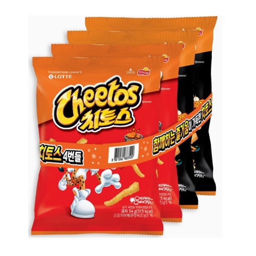 롯데 치토스 4번들 216g