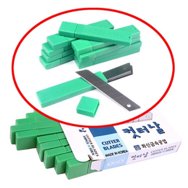 도루코 커터칼 칼날 소형(10개입/통)