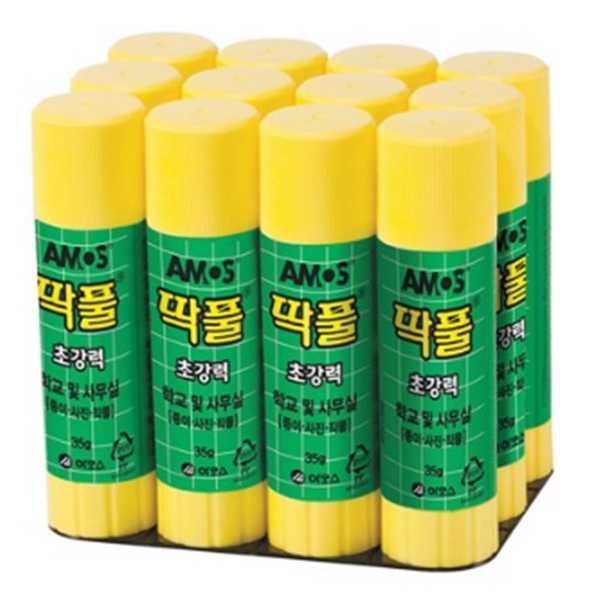 AMOS 아모스 딱풀 초강력 35g x 12개