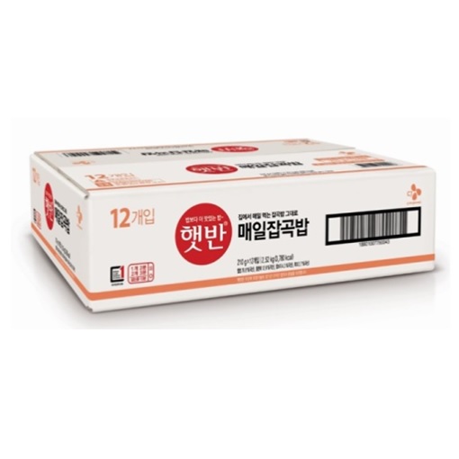 [박스] CJ 햇반 매일잡곡밥 210g x 12입