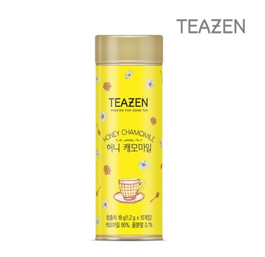 티젠 프리미엄 블렌딩 허니캐모마일 삼각티백 15T 