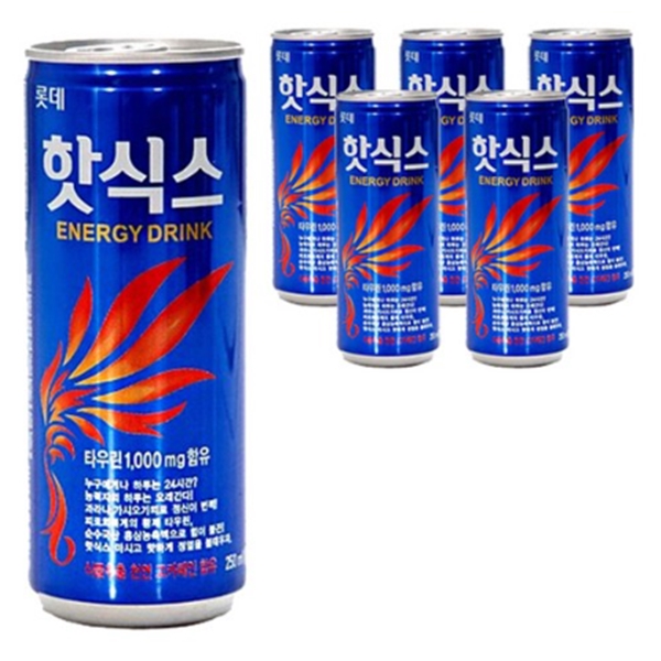 롯데칠성 핫식스 250ml x 6캔 