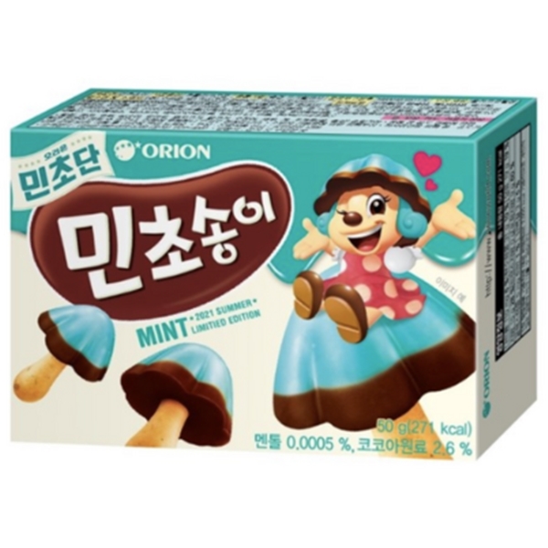 오리온 민초단 민초송이 민트 36g x 4팩(대용량)