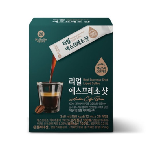 맥널티 리얼 에스프레소 샷 12ml x 30개입
