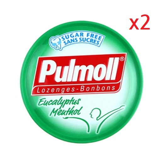 Pulmoll 펄몰 유칼립투스맛 캔디 45g x 2캔  