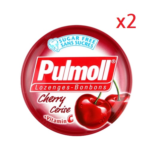 Pulmoll 펄몰 체리맛 캔디 45g x 2캔