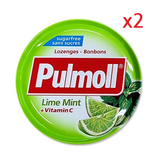 Pulmoll 펄몰 라임민트맛 캔디 45g x 2캔