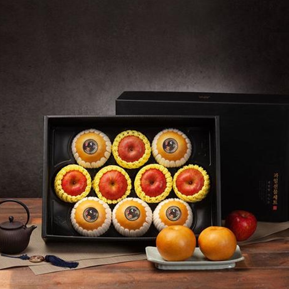 행복한농장 배사과 혼합 정성세트 (4.8kg 배5 사과5)