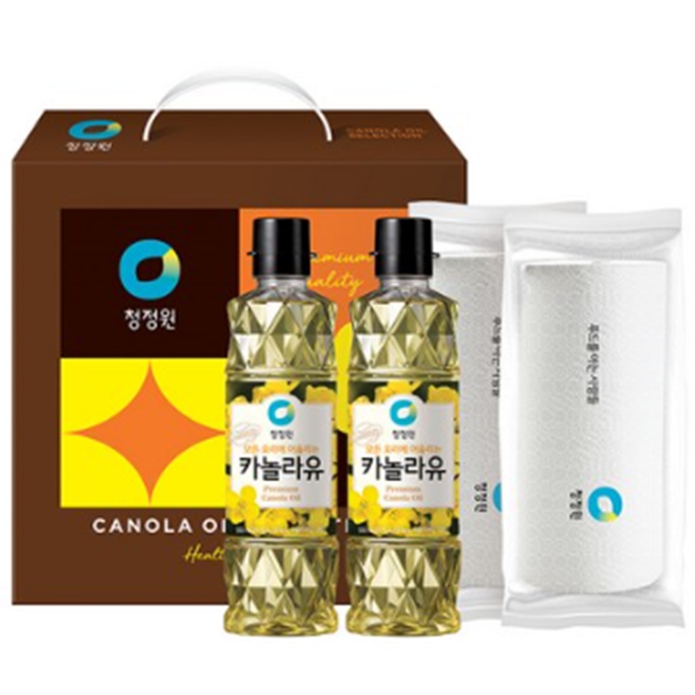 2022년 설 청정원 카놀라유 실속호 선물세트 x 8세트