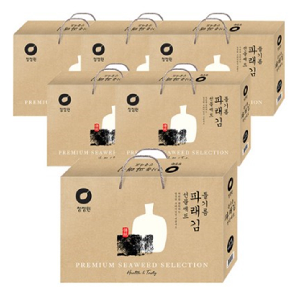 2021년 추석 청정원 들기름김 파래김 선물세트 x 6세트