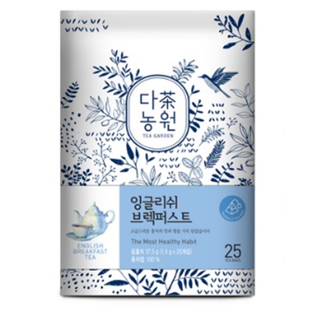 (기한임박 70%할인) 다농원 잉글리쉬브렉퍼스트 삼각티백 25개입