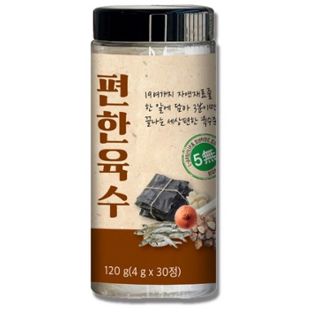 편한육수 동전육수 4g x 30정