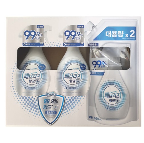 ◈ 페브리즈 항균플러스 깨끗한향 370ml x 2개+리필650ml 1개